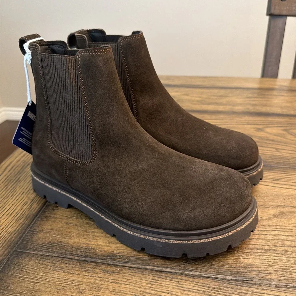 Birkenstock Mens Chelsea Boot Brown Size 41 ….G3